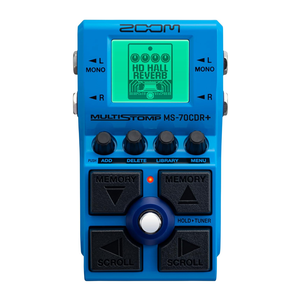 Zoom MS-70CDR Plus Multi-Stomp Chorus/Delay/Reverb Guitar Effects Pedal ...