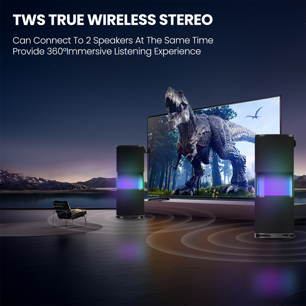 Orashare BSL02 20W Bluetooth Speaker Big Sound With RGB TWS Party ...