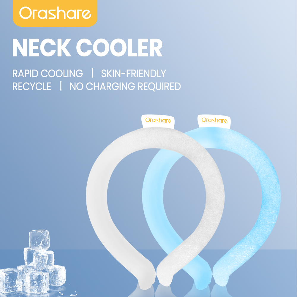 Orashare NC01 Ice Neck Cooler Tube Summer Rapid Cooling Reusable Skin ...