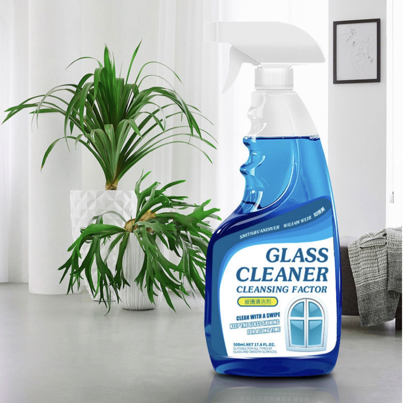 BUY 1 TAKE 2 Glass Cleaner 500ml For Car Windshield Bathroom Glass ...