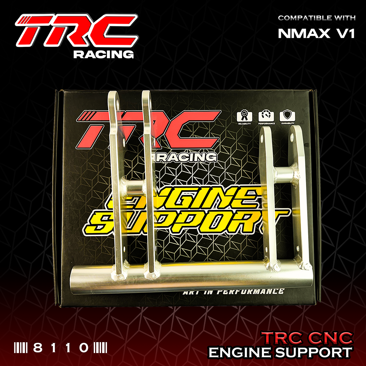TRC RACING CNC ENGINE SUPPORT PLUS 2 for NMAX V1 8110 | Shopee Philippines