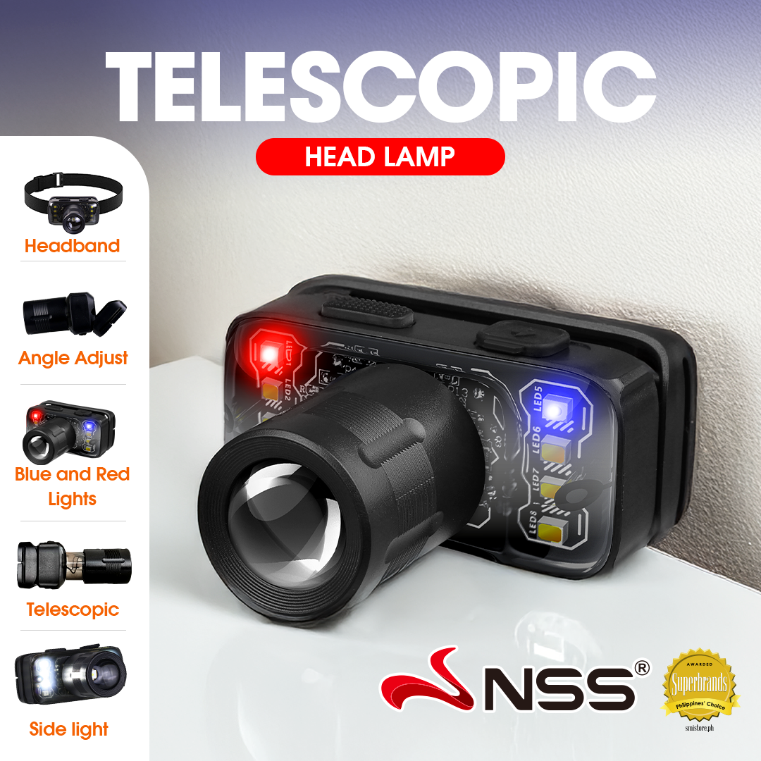 NSS Headlamp Flashlight Rechargeable Waterproof LED Head Flashlight ...