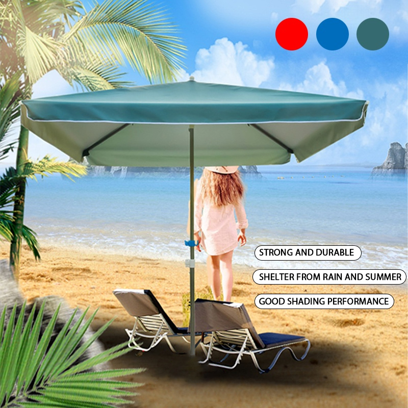 2M*2M Square Umbrella Outdoor big heavy duty Sun shade Retractable UV ...