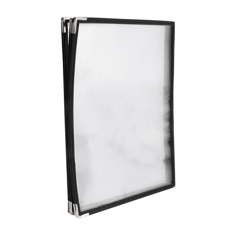 A4 Transparent Cover Menu book Menu holder Menu stand Menu board with 1 ...