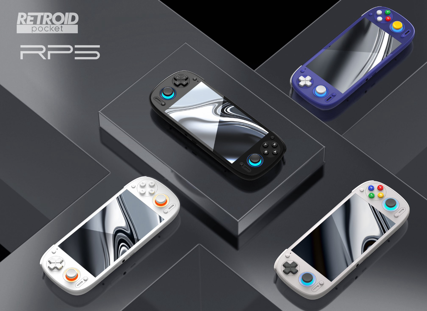 Retroid Pocket 5 Handheld Game Console 5.5 Inch SD865 8/128GB RP5 OLED ...
