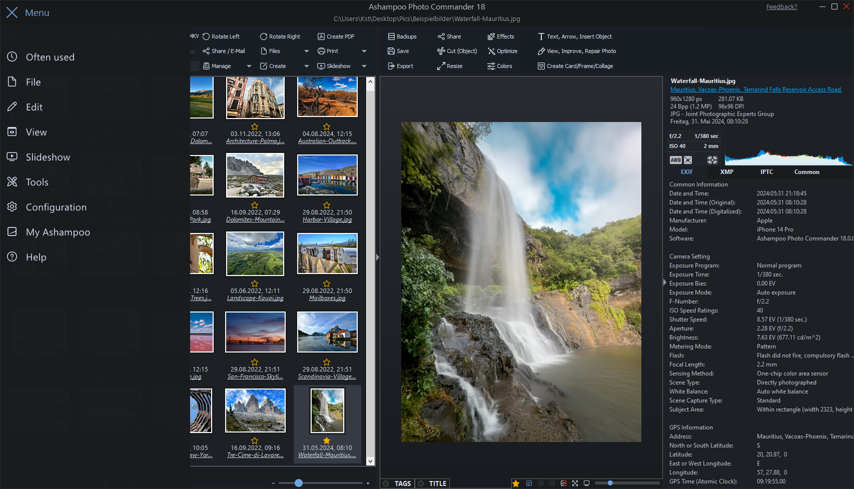 Ashampoo Photo Commander 18 for 1 PC - Powerful Photo Editing ...