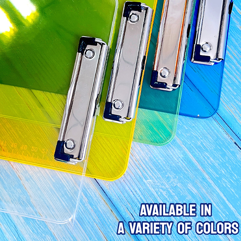 Long Size Clipboard with Scale File Folders Paper Organizer Transparent ...