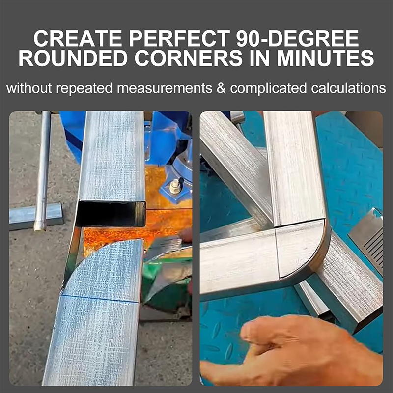 Metal Square Tube Folding Ruler For Square Tube Rounded Corners and ...