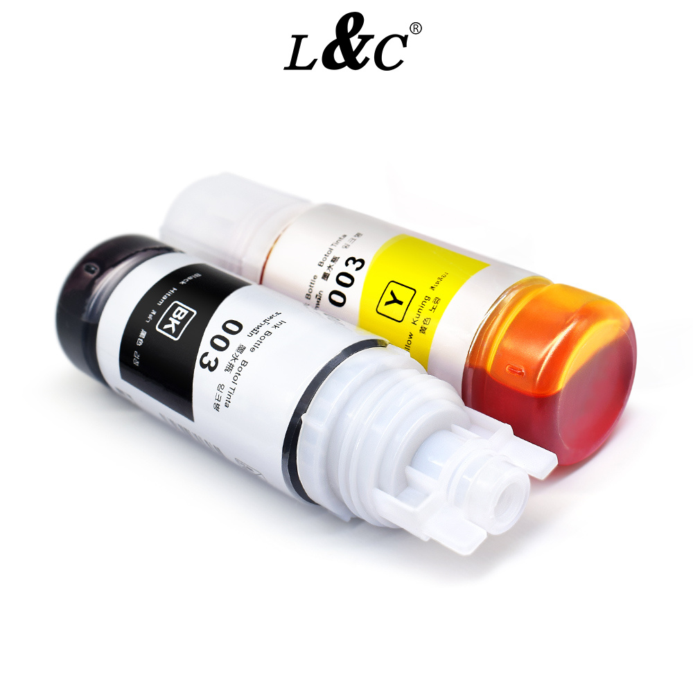 L&C 003 Ink Refill ink Dye Ink For Inkjet Printer L3110 L3116 L3210 ...