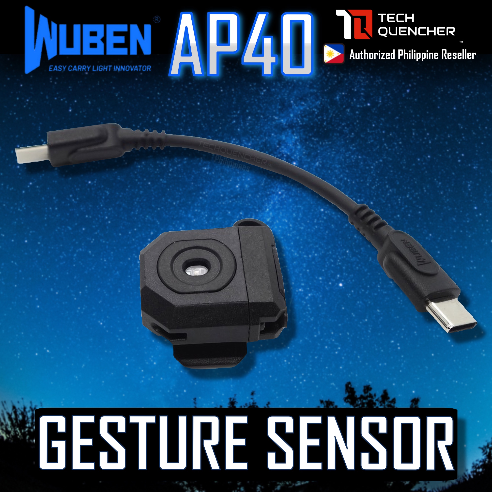 Wuben AP40 Gesture Sensor Switch for E7 - Hands Free Operation - Wuben ...