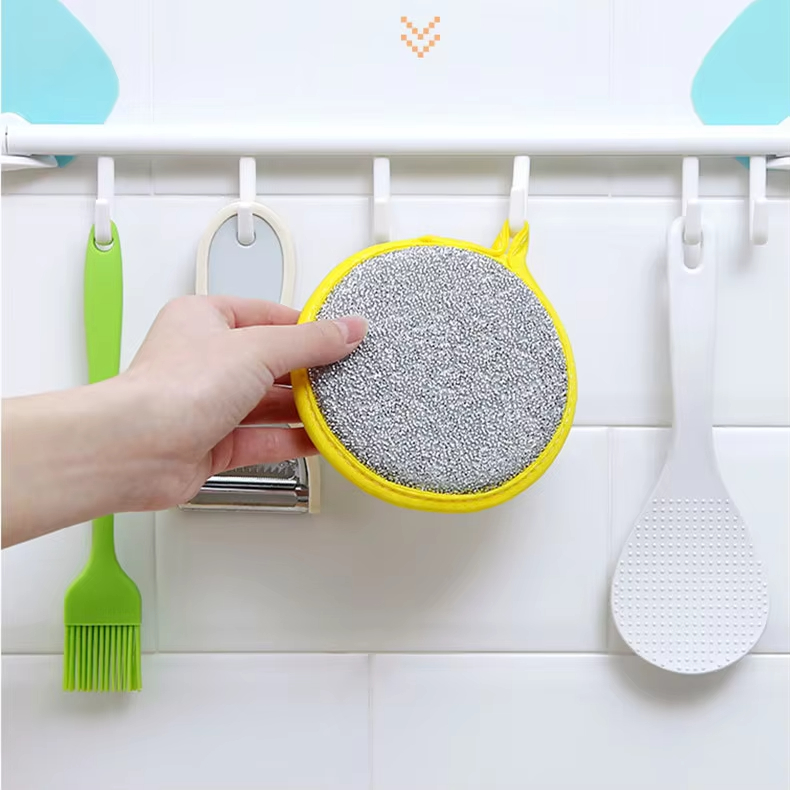 Kitchen washing Scratch Scrub Sponge Super Absorbent Dishwashing ...