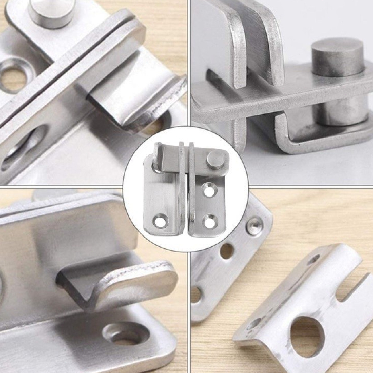 Stainless Steel Safety Hasp Door Lock for Bedroom Bathroom Door Double ...