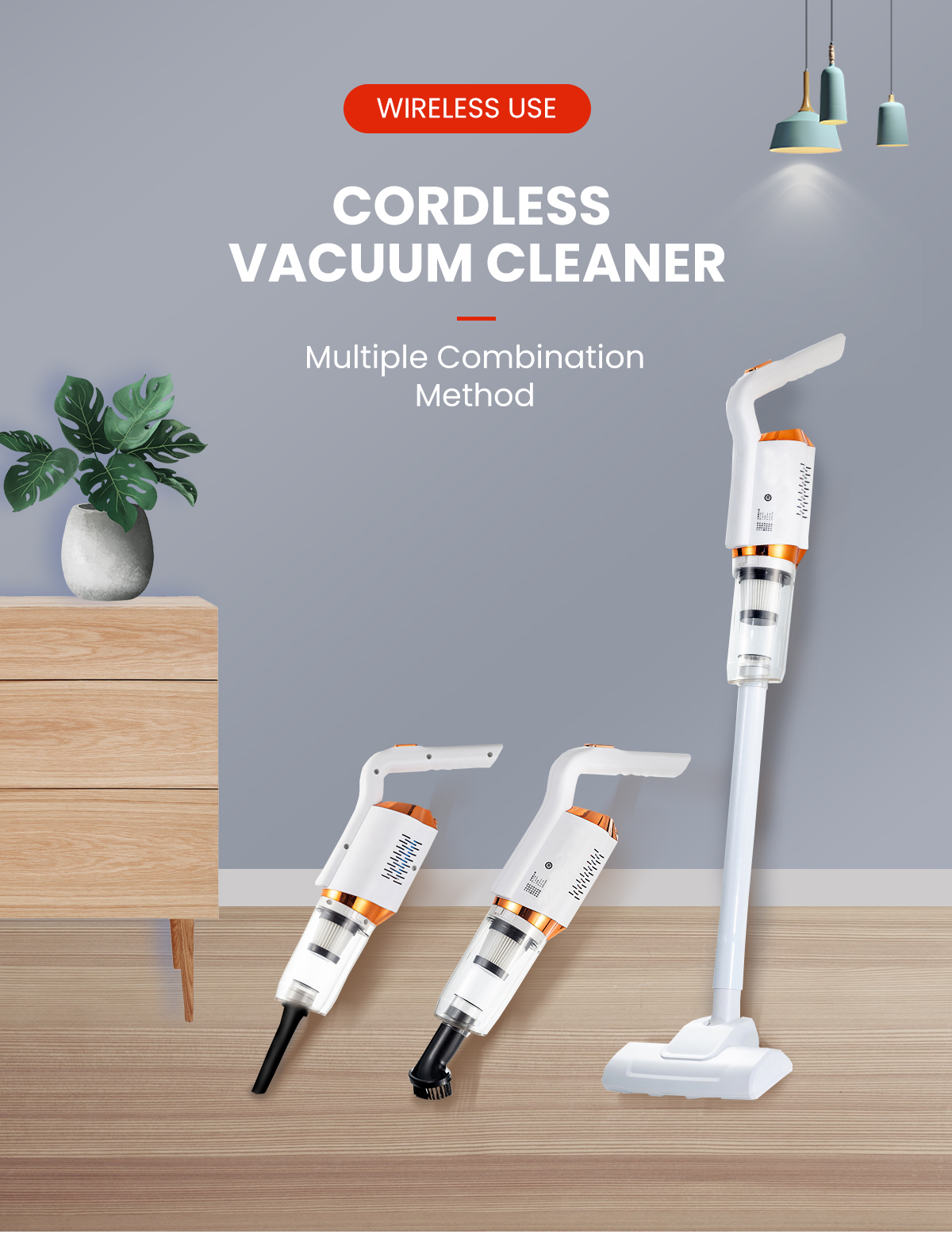 Handheld wireless for home suction Electric Sweeper Wet and Dry ...
