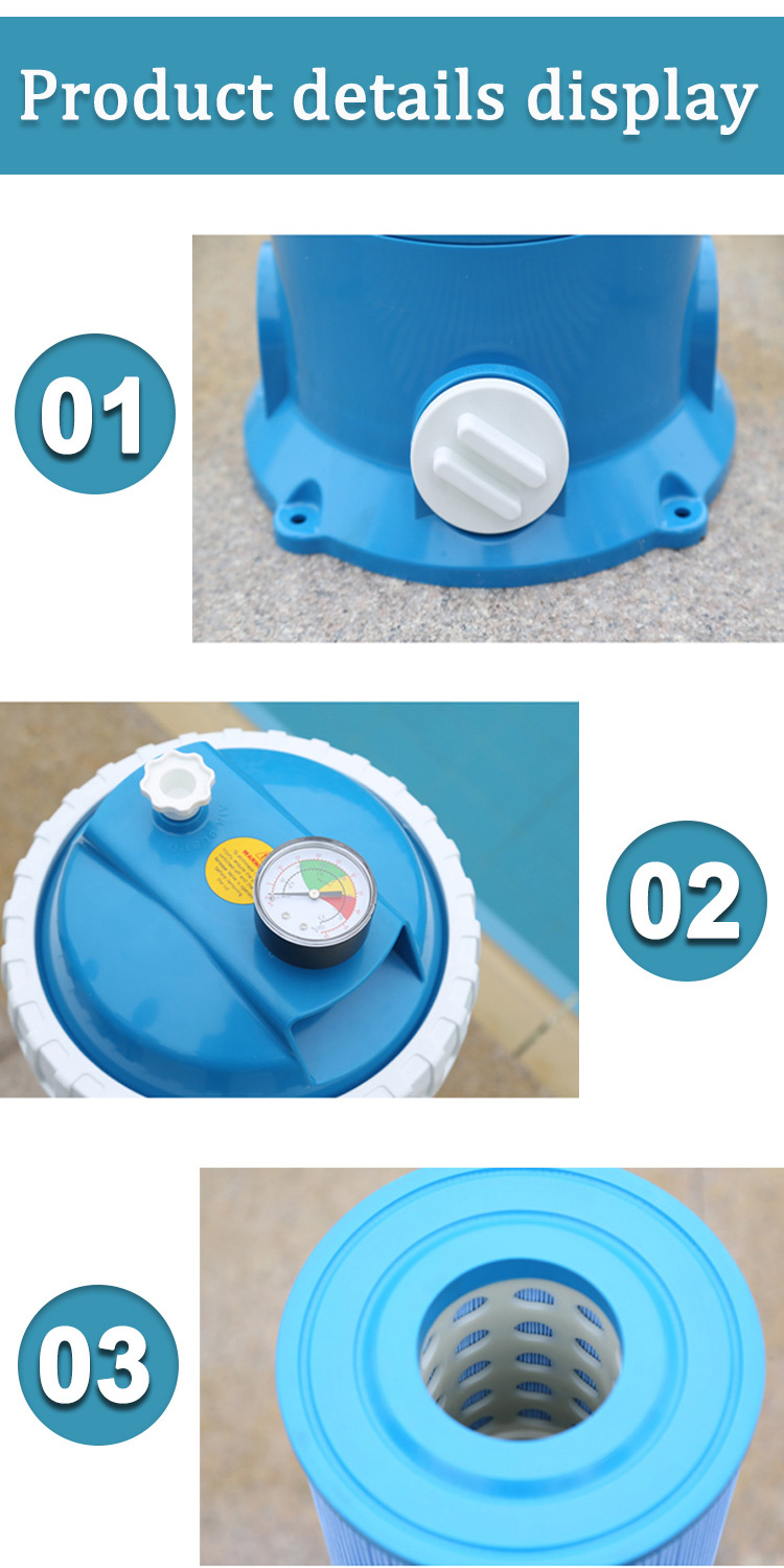 Swimming pool polyester cartridge filters cylinder Used for water parks ...