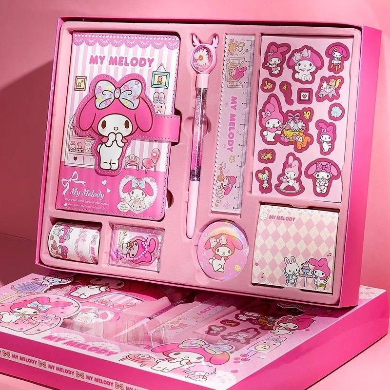 Sanrio Handbook Melody Stationery Set Handbook Gift Box Children Girls ...