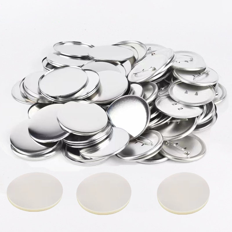 100Pcs 58mm DIY Badge Button Pins Refrigerator Magnet Soft Magnetic DIY ...