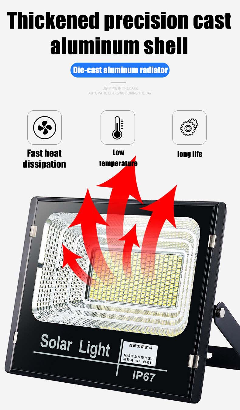 ASL Solar Outdoor Waterproof Flood LED Street Light Indoor Lighting ...