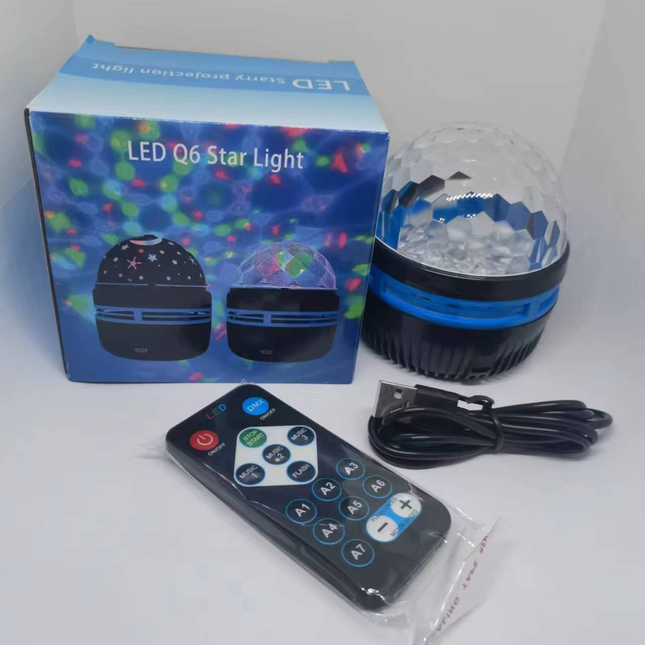 Starry Sky Galaxy Lamp Projector Aurora RGB LED Night Light Remote ...