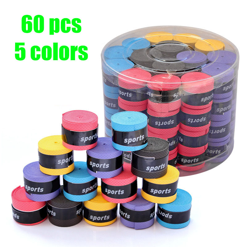 OVERGRIP FOR LAWN TENNIS RACKET & BADMINTON RACKET (60PCS) | Shopee ...