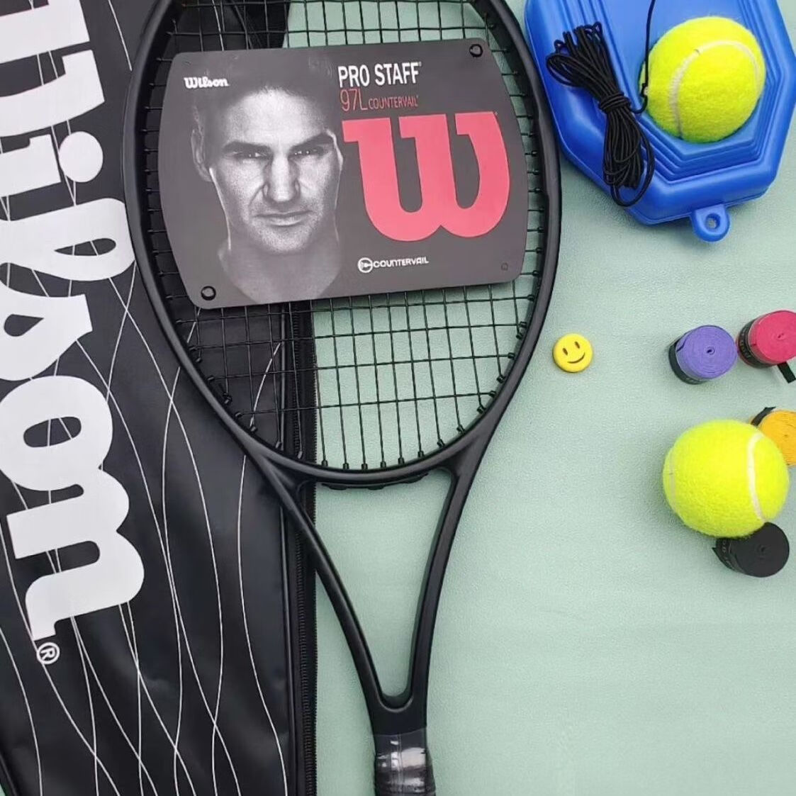 Wilson Tennis Racket Pro Staff RF97/BLX 6.1 Full Carbon Professional ...