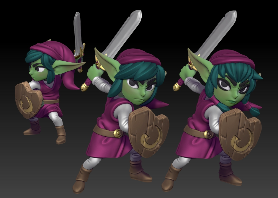 Twin Goddess Plinkle, Goblin Adventurer DND Miniature | Shopee Philippines