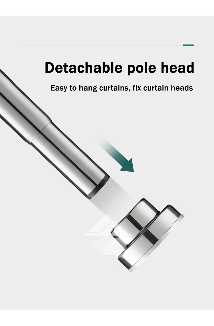 BDH Adjustable Shower Rod - Telescopic Stainless Steel L-Shape ...