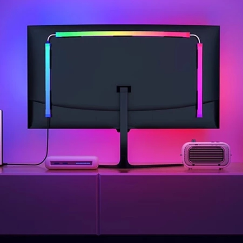 Gaming LED Strip Lights Smart Sync Monitor Backlight for PC TV and ...