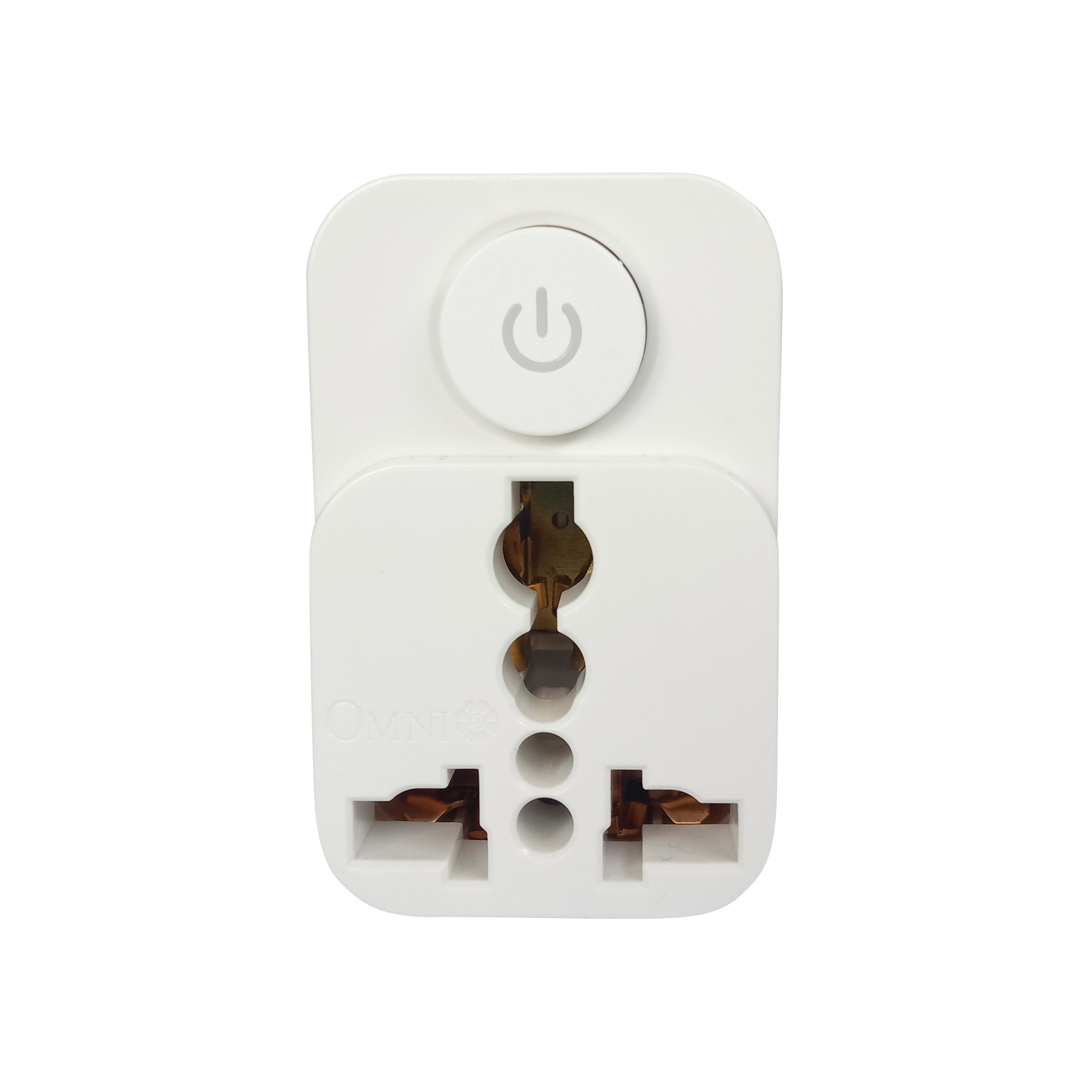 Omni by Winland Universal Adapter w/ Switch Socket Outlet Adaptor Plug ...