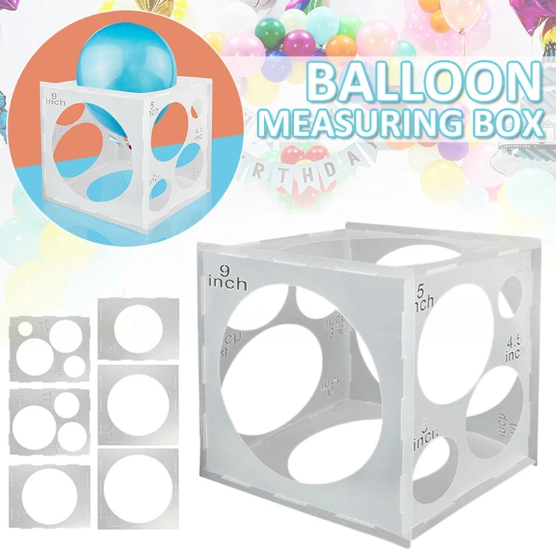 11 Holes Balloon Sizer Box Balloons Measurement Box Party Baloons Arch ...