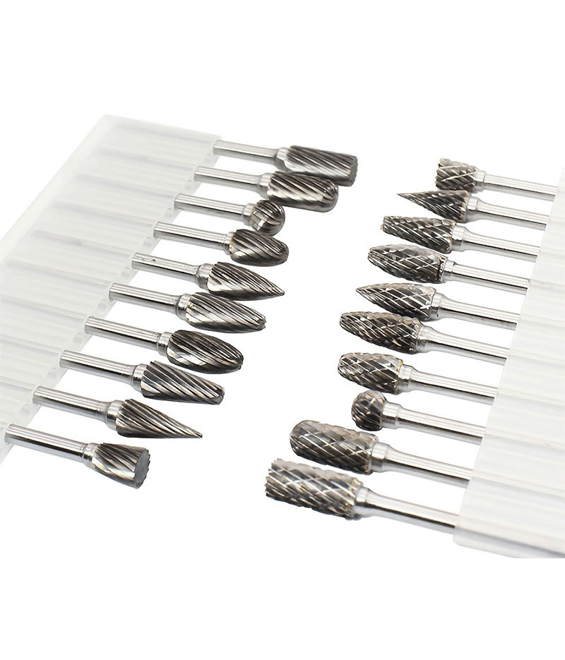 10pcs Tungsten Carbide Burr Drill Bits Set Diamond Cutter Woodworking ...