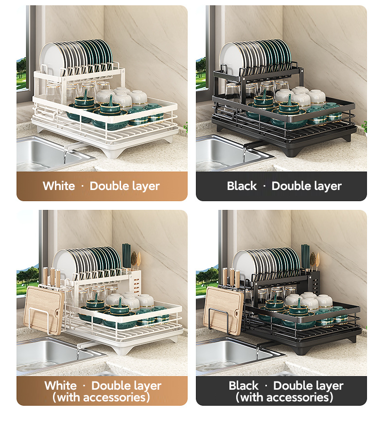 Dish Drainer Rack Dish Drying Rack Dish Cabinet Dish Rack Kitchen ...