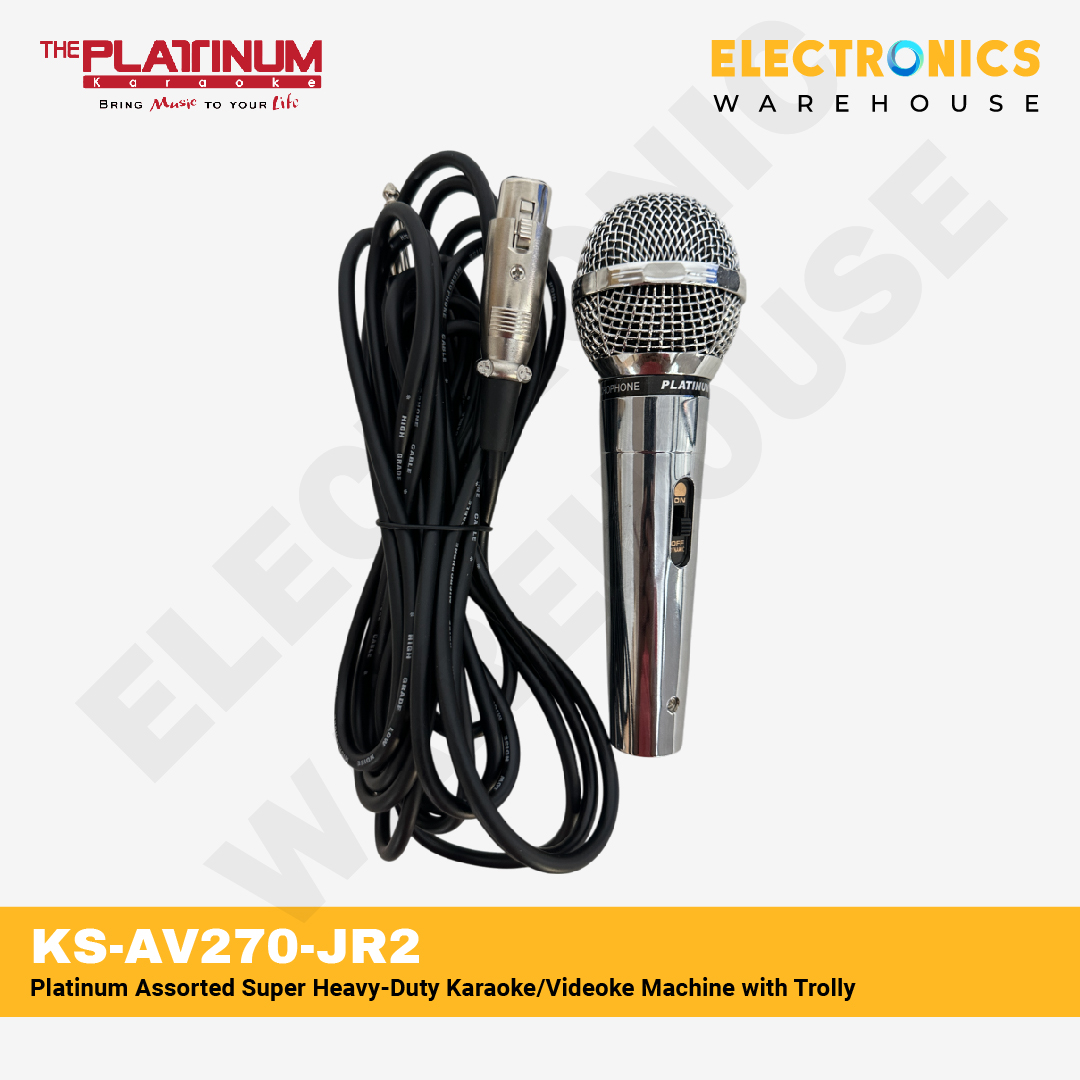 Platinum Assorted Super Heavy-Duty Karaoke/Videoke Machine with Inbuild ...