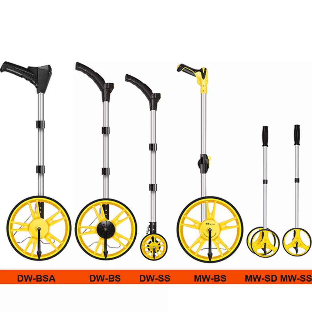 Digital/Mechanical ABS Folding Distance Measuring Wheel Roller Surveyor ...