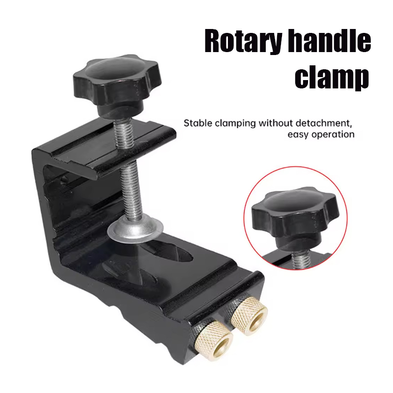 Mini Pocket Hole Jig Kit Woodwork Angled Holes Drilling Positioner ...