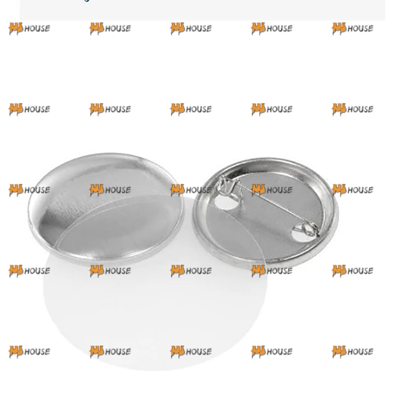 COD 100Pcs 25/32/37/44/58mm Metal back DIY Badge Button Pins Blank Raw ...