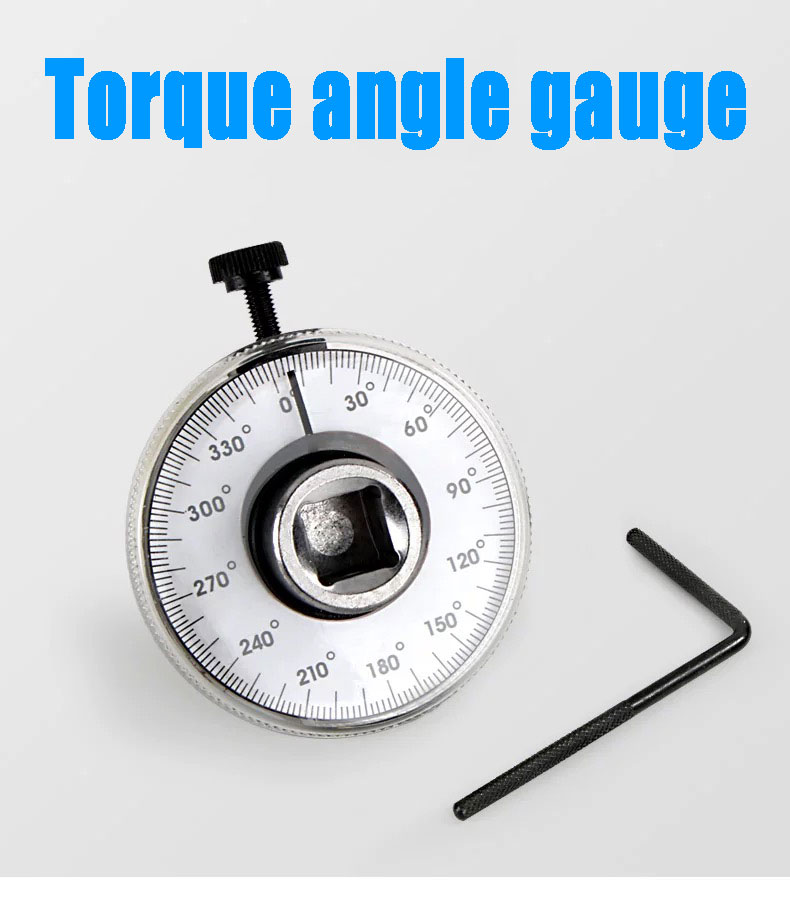 Adjustable 1/2 Inch Drive Torque Angle Gauge Torque Meter Wrench Set ...