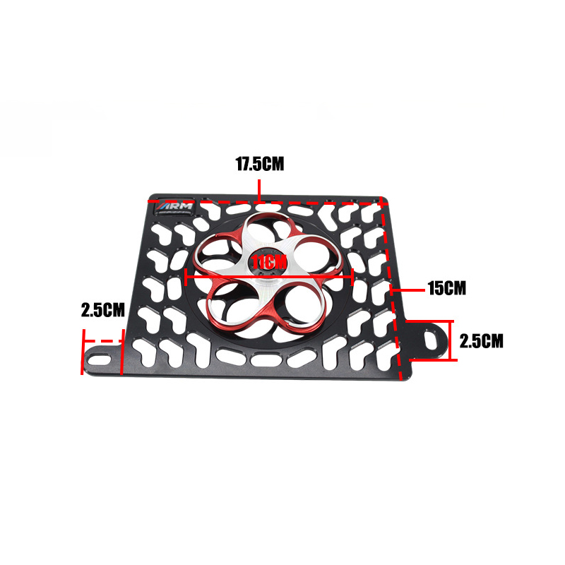 (COD)CNC Radiator Cover Windmill Full 2-Color Spinner Design For Nmax ...