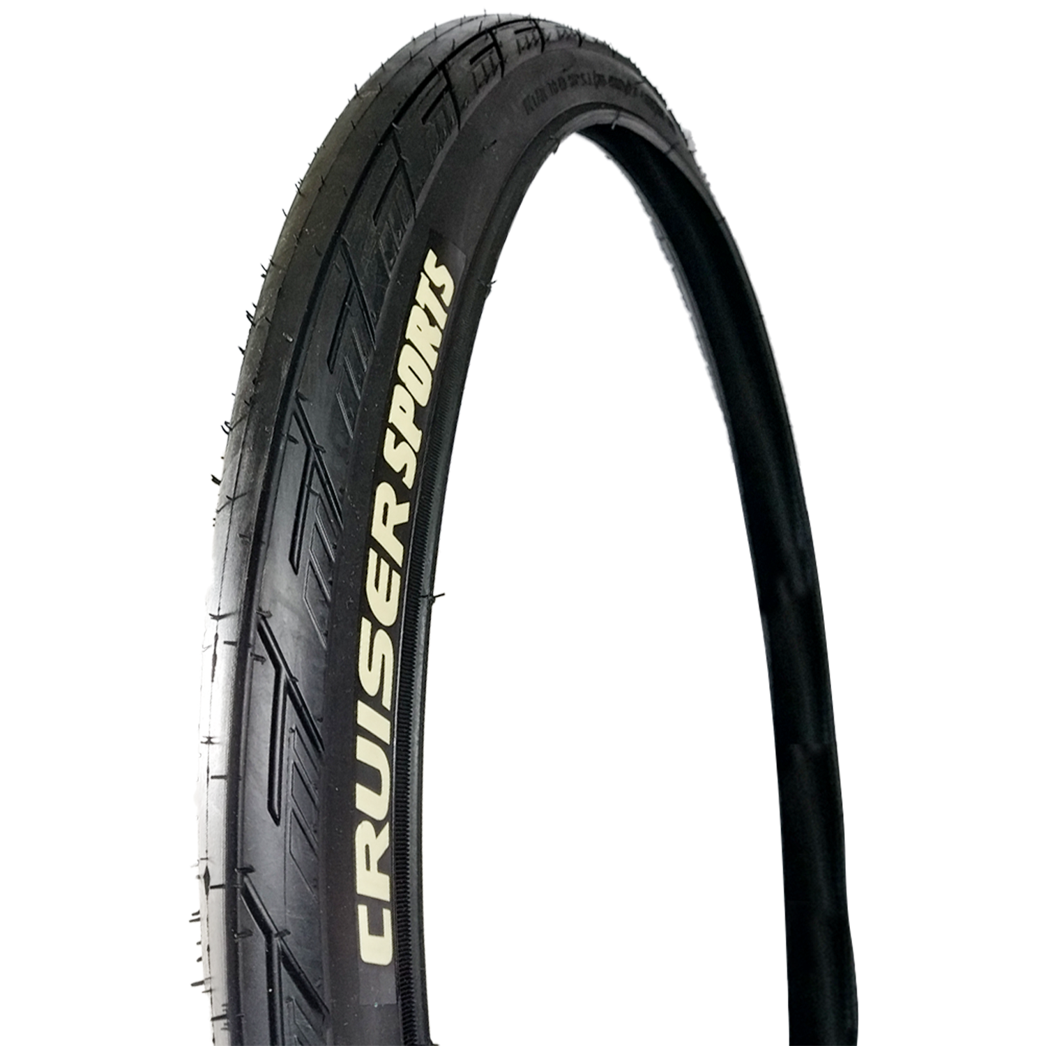 Pneu De Vélo Sun-lite City Slick 26 X 1,95 - Noir, Mur De Perle - Neuf