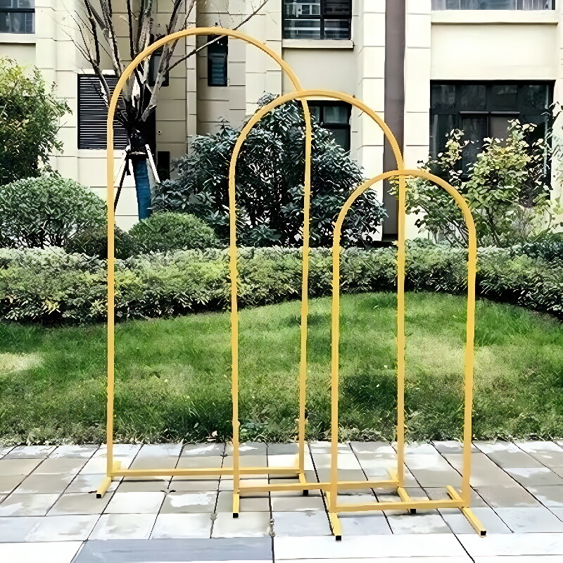 3-piece set wedding/party arches flower racks background decorations ...