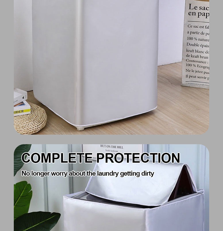 Washing Machine Cover Waterproof Dustproof Sunscreen Protective Case ...