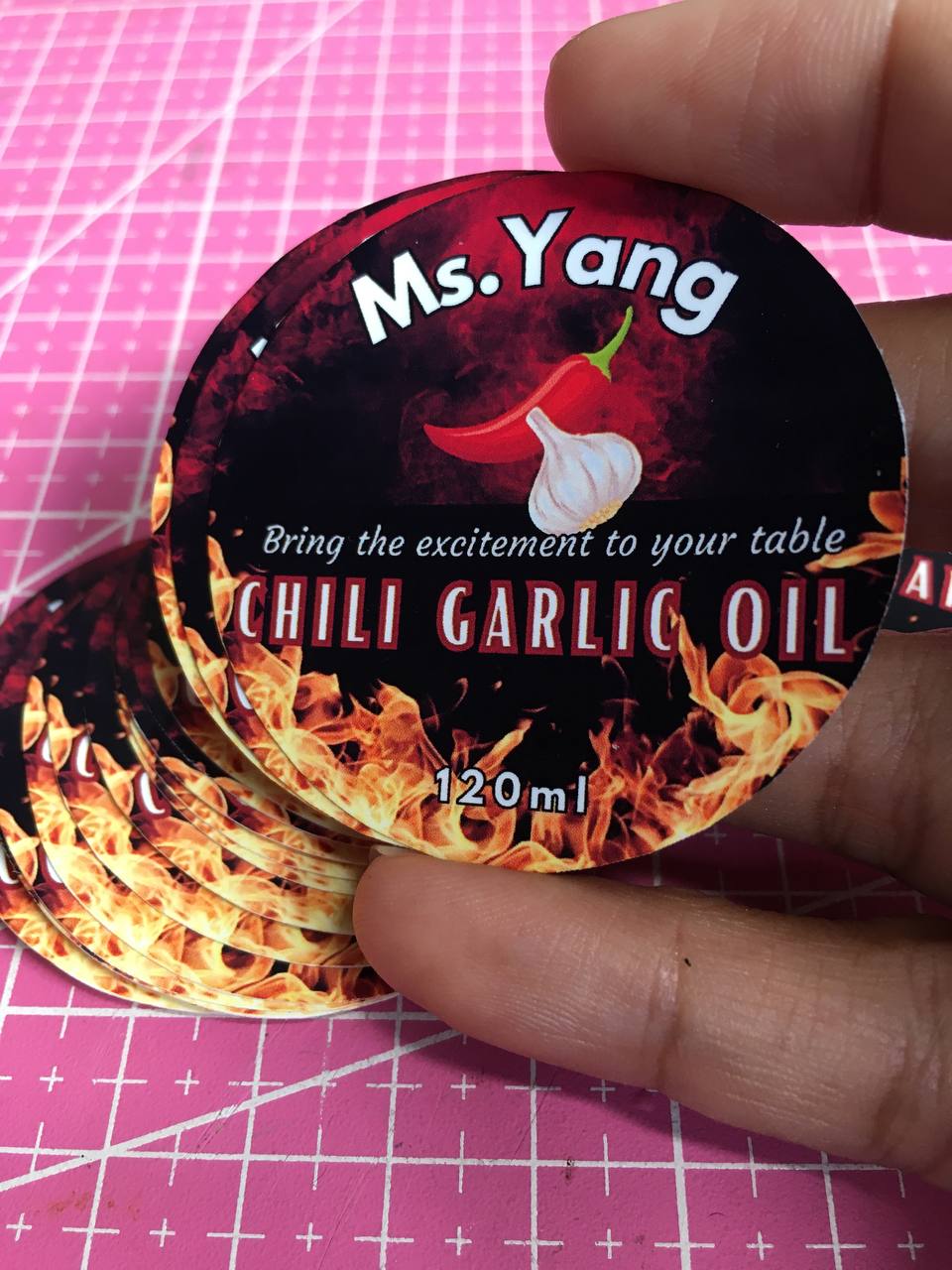 Waterproof Sticker Labels for your Chili garlic Oil business | Shopee ...