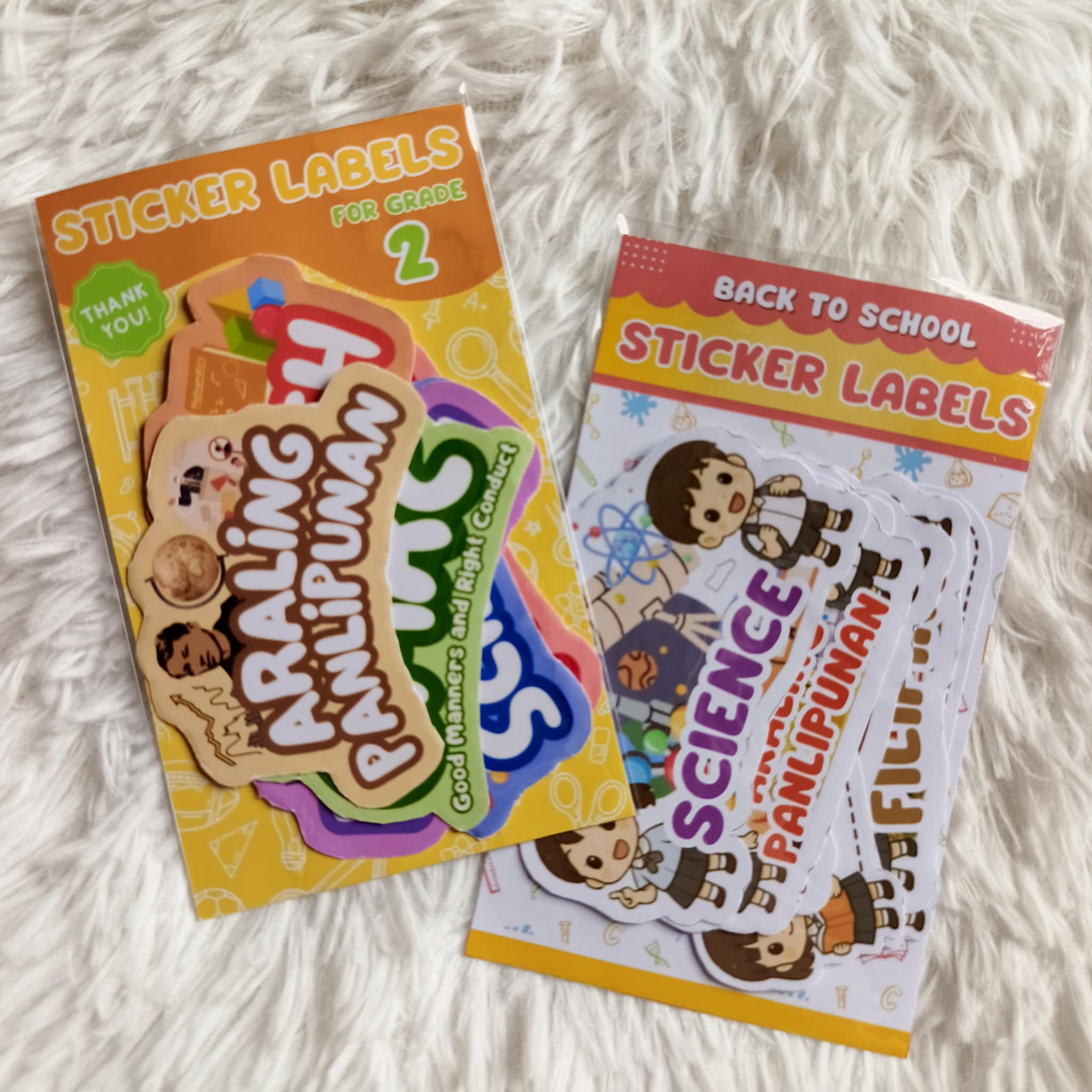 TRENDING SUBJECT STICKERS FOR NOTEBOOK (G1-G10) | Shopee Philippines