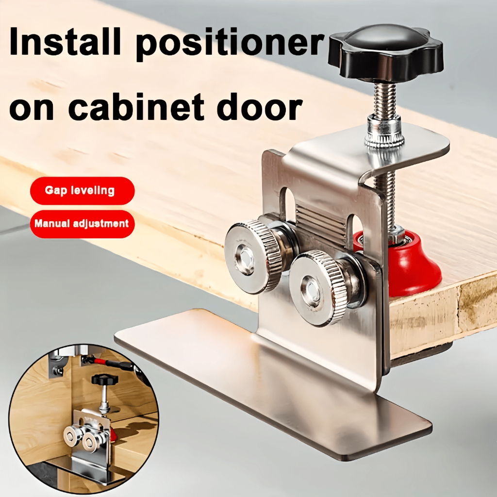 1pc Stainless Steel Cabinet Door Mounting Jig-Adjustable,Precise ...