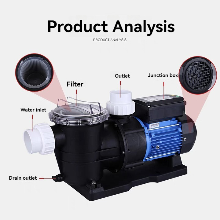 Pool Pump SPA Centrifugal Sea Water Swimming Pool Circulating Filter ...