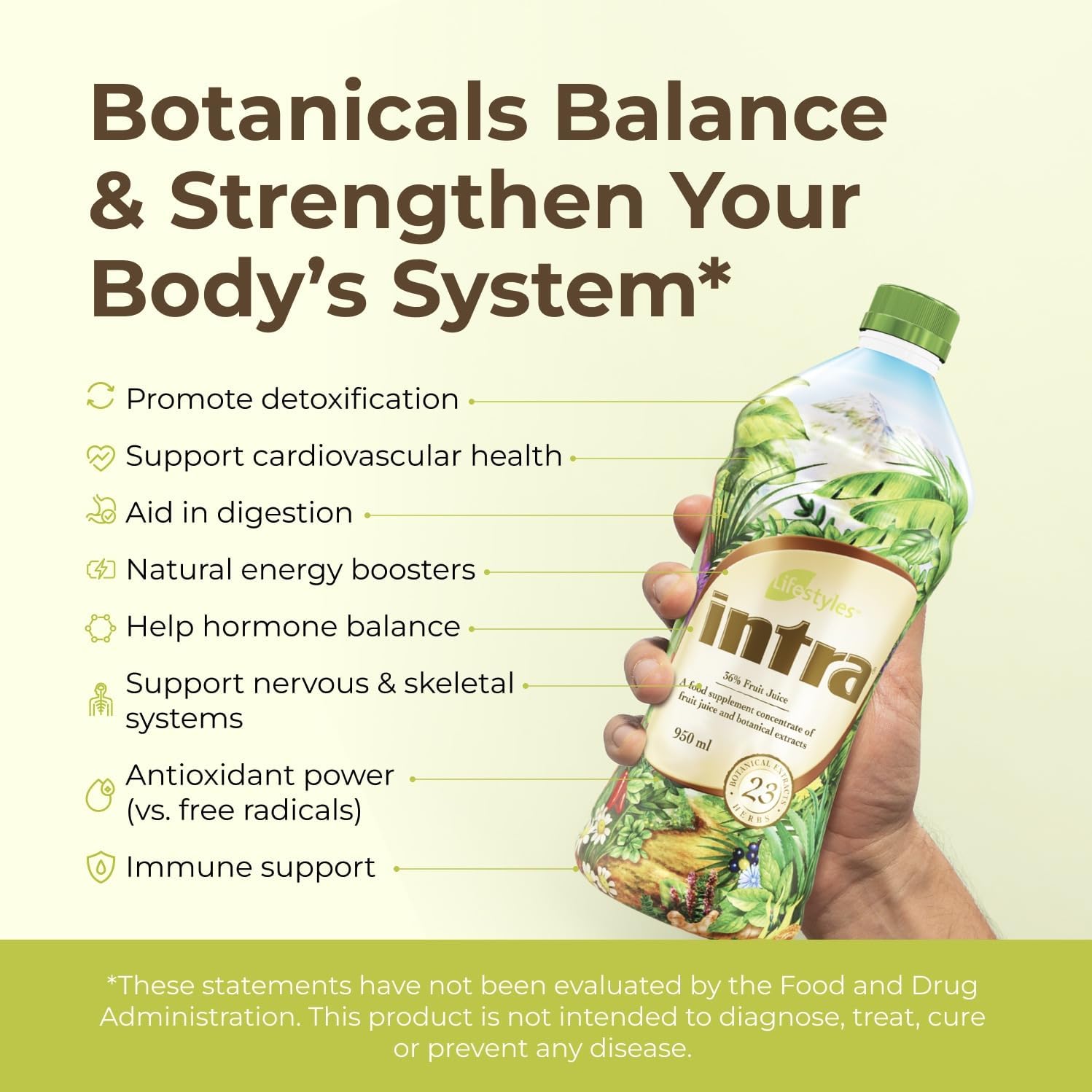 Intra LIfestyles 23 Herbal Juice Drink (950mL) | Shopee Philippines