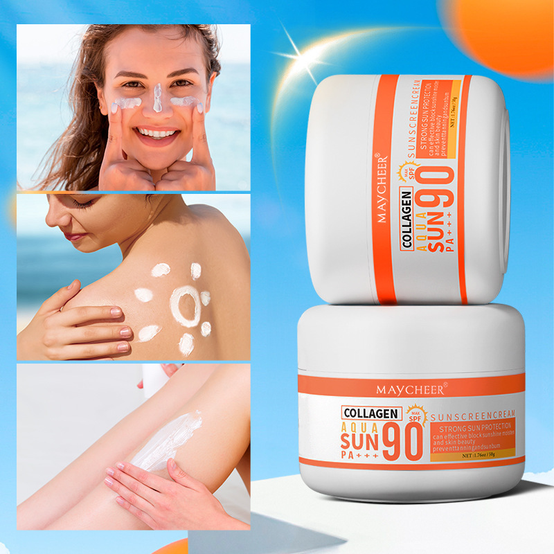 High Power Sunscreen Spf90 Uv Protection In Summer Refreshing Non ...