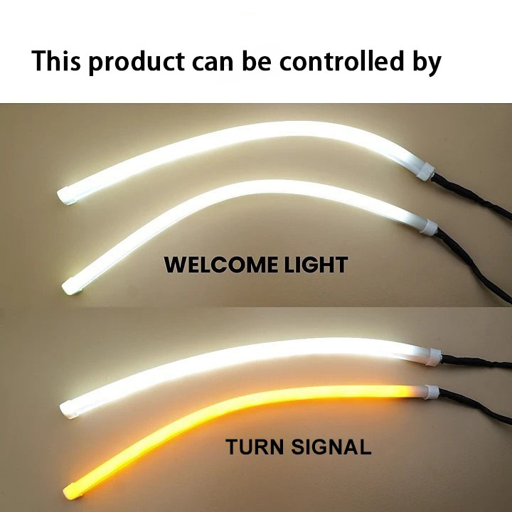 eyeline LED strip light 2 mode DRL turn signal with welcome for ...