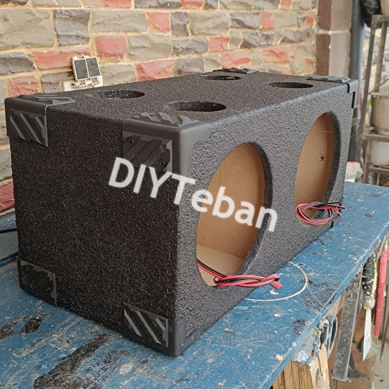 Dual 8 Inch Ported 3 Way with Mid and Tweeter Slot Affordable All in ...