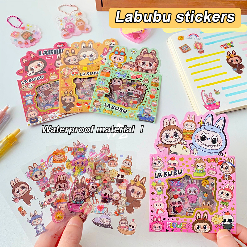 Labubu sticker, Cartoon, Riman Series Graffiti Stickers Waterproof ...