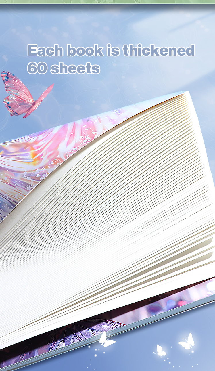 4Pc Thick A5 Spiral Spring Notebook For High School Loose Leaf Notebook ...